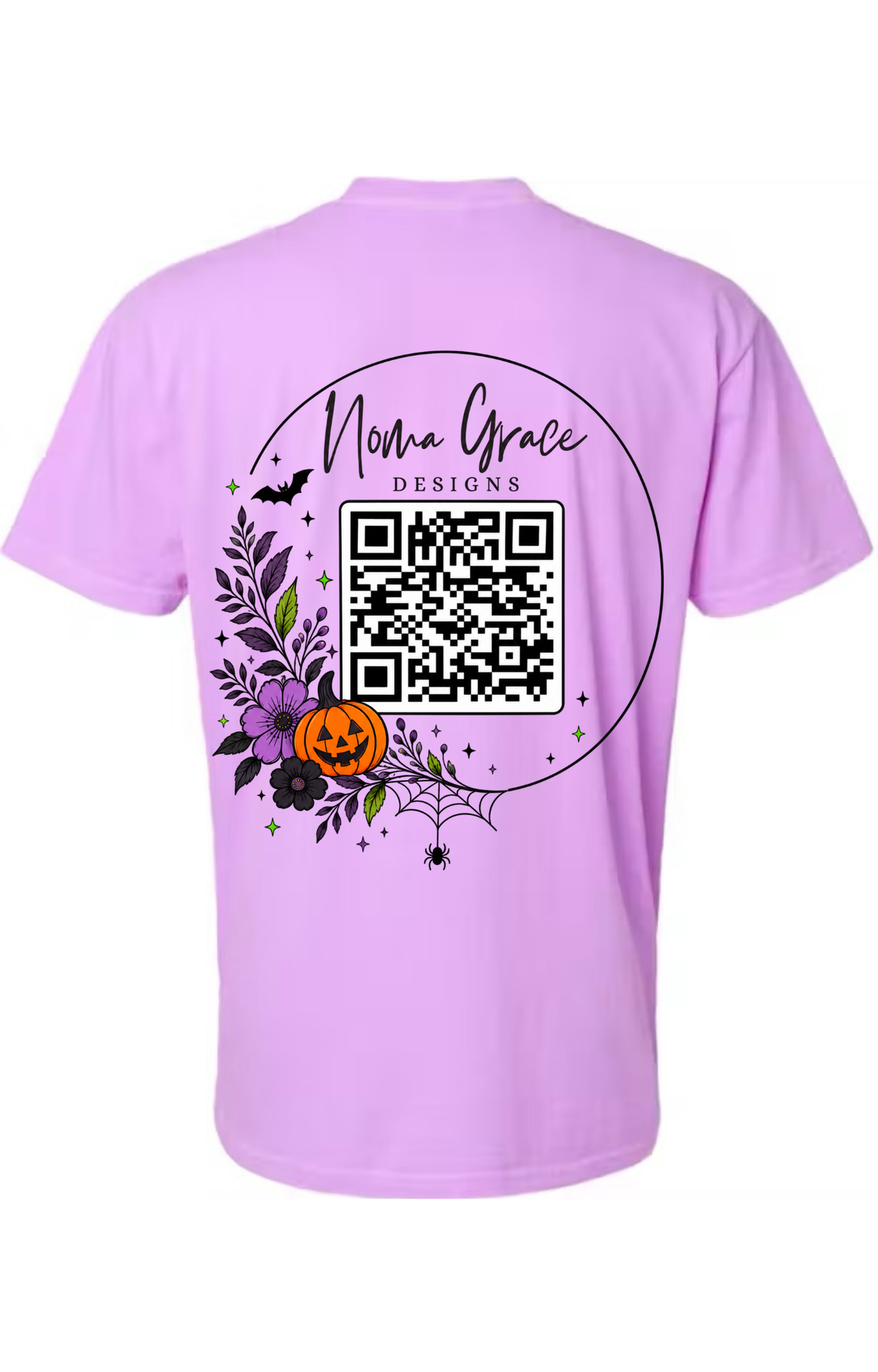 Noma Grace Designs Halloween small business short sleeve shirt