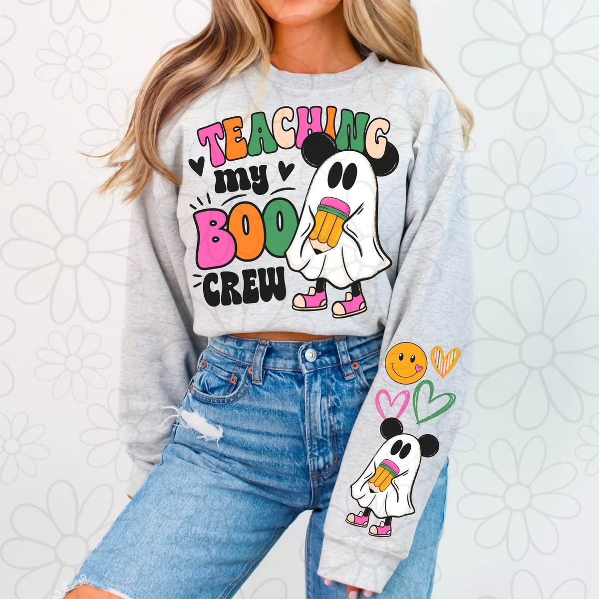 Teaching my boo crew sweatshirt