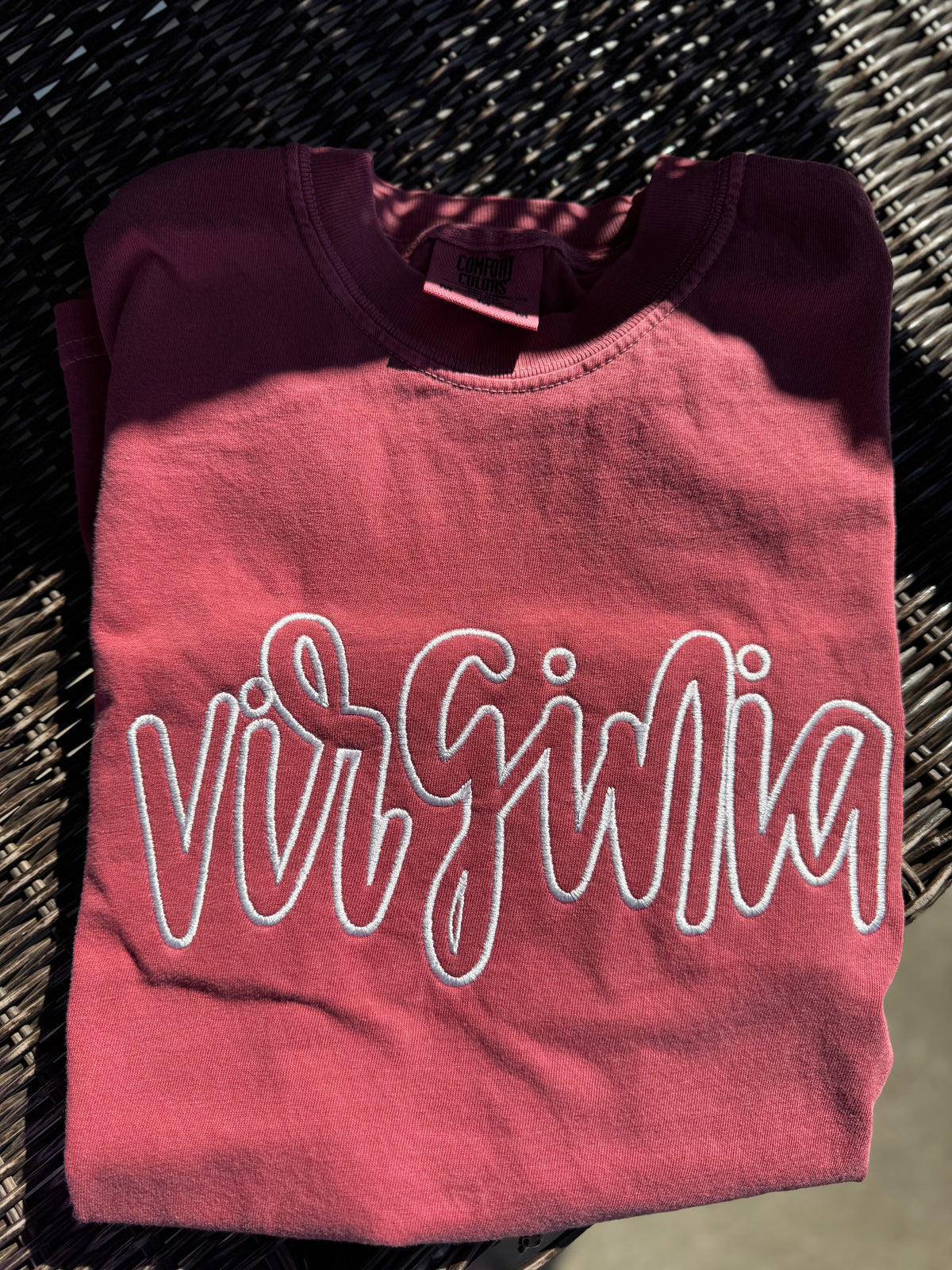 Virginia Embroidered Short Sleeve Shirt