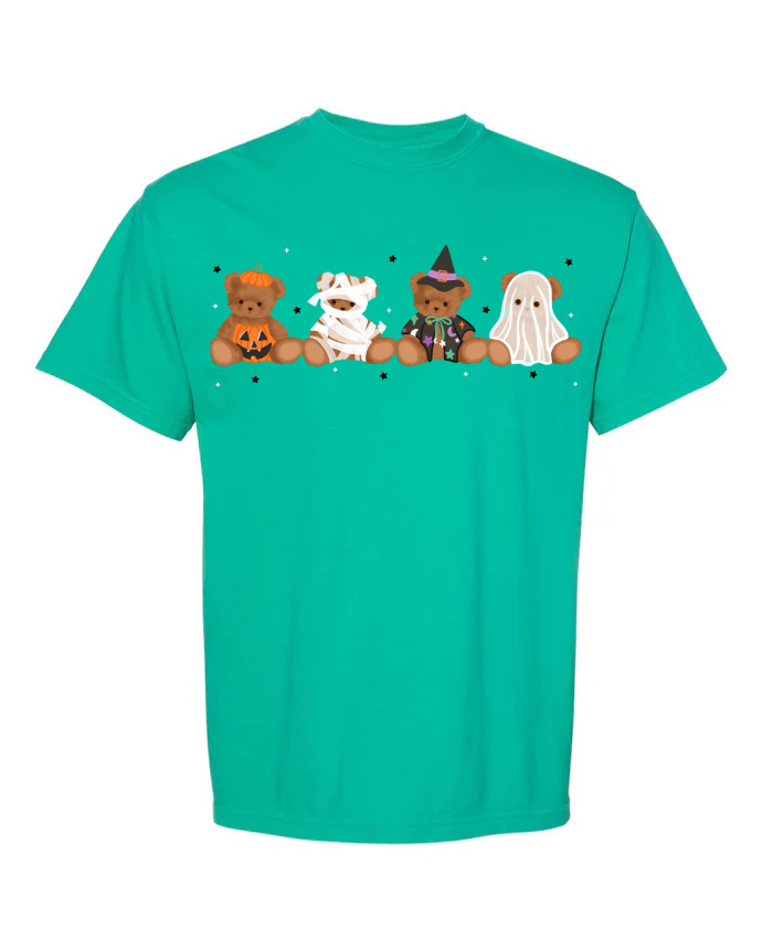 Halloween Teddies short sleeve tee