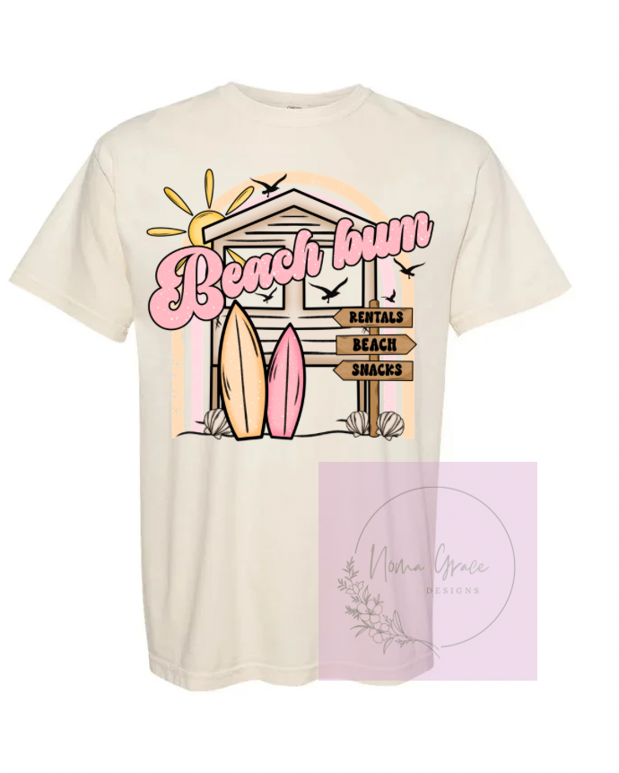 Beach short sleeve shirt