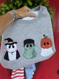Ghost Trio embroidered sweatshirt