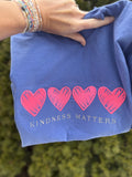 Kindness matters Embroidered short sleeve shirt