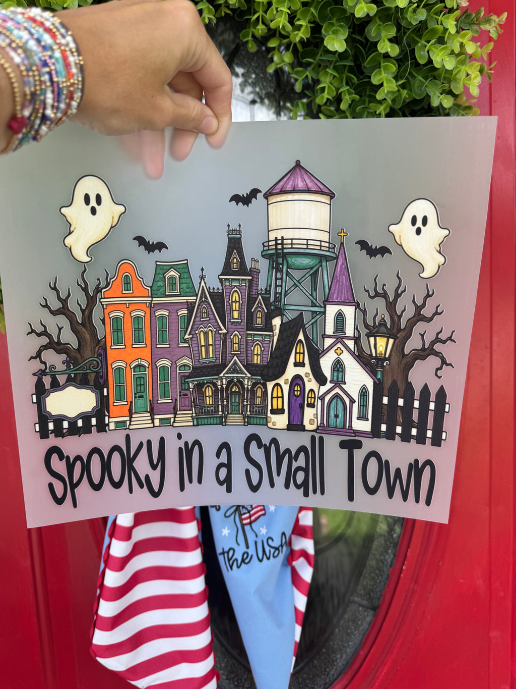 Spooky in a small town shirt