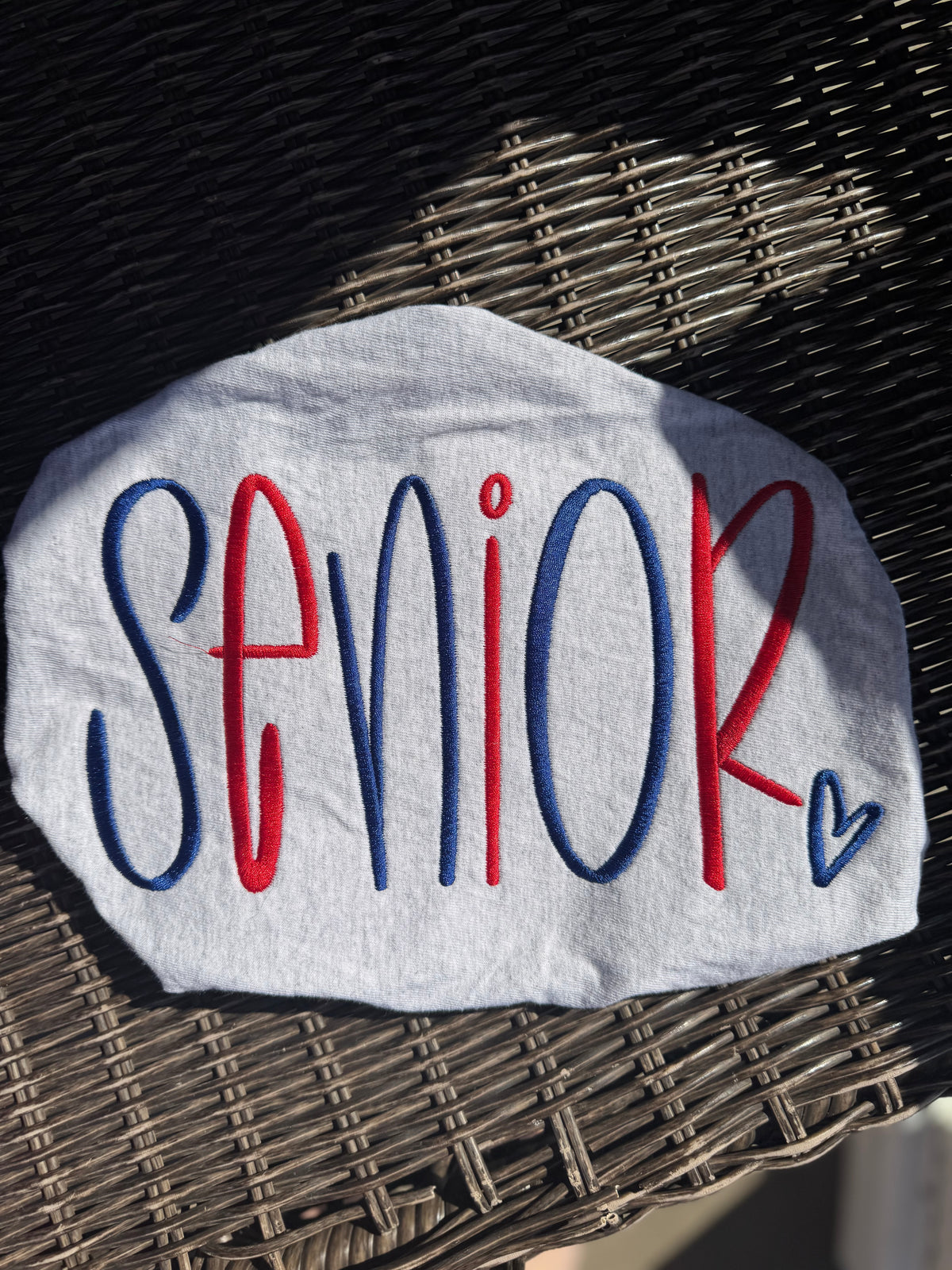 Senior Embroidered Short Sleeve Shirt