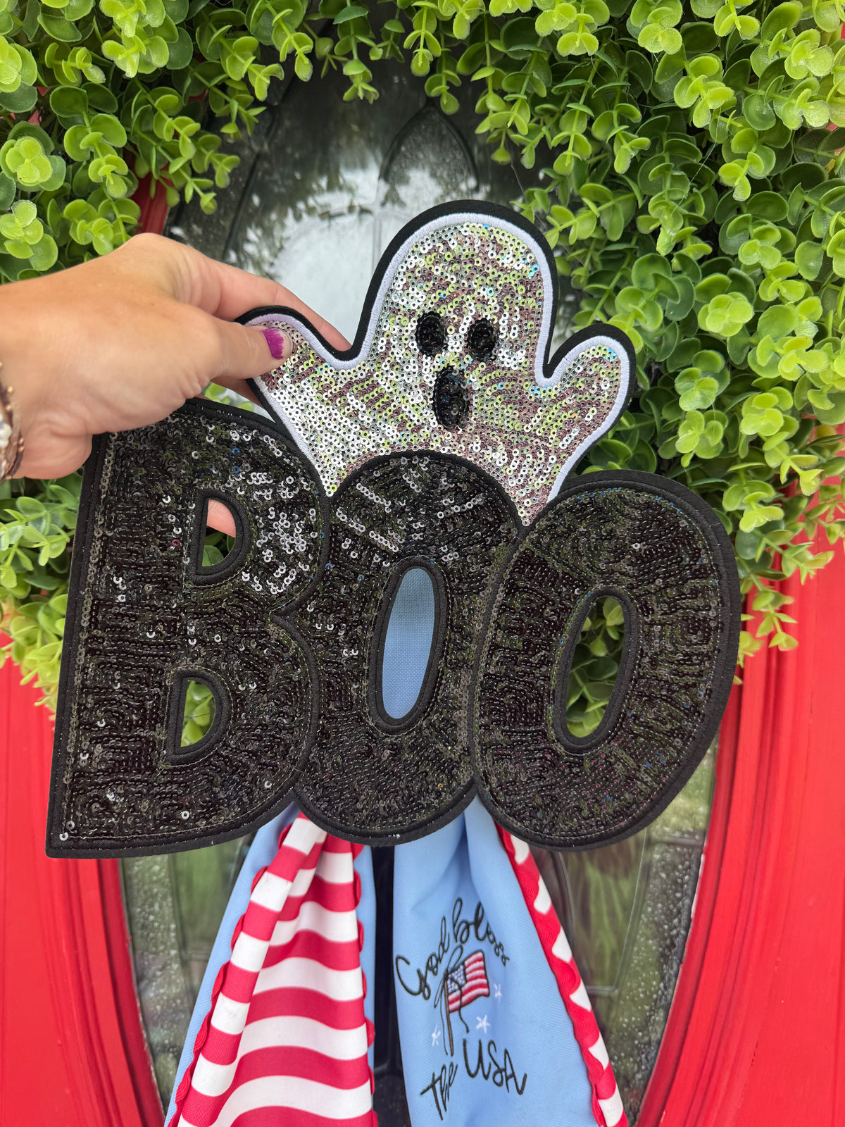 Boo Sequin Short sleeve shirt