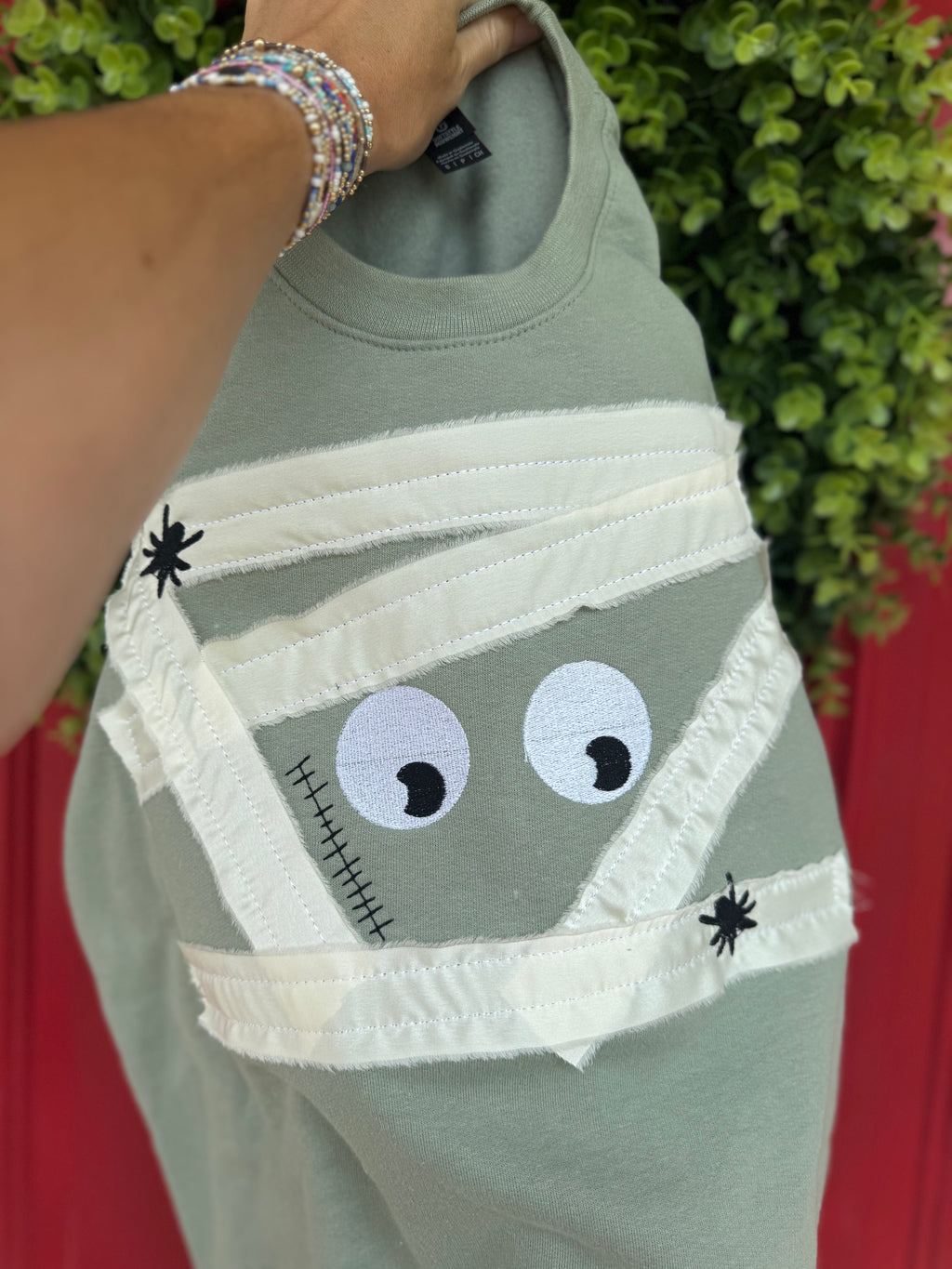Mummy embroidered sweatshirt