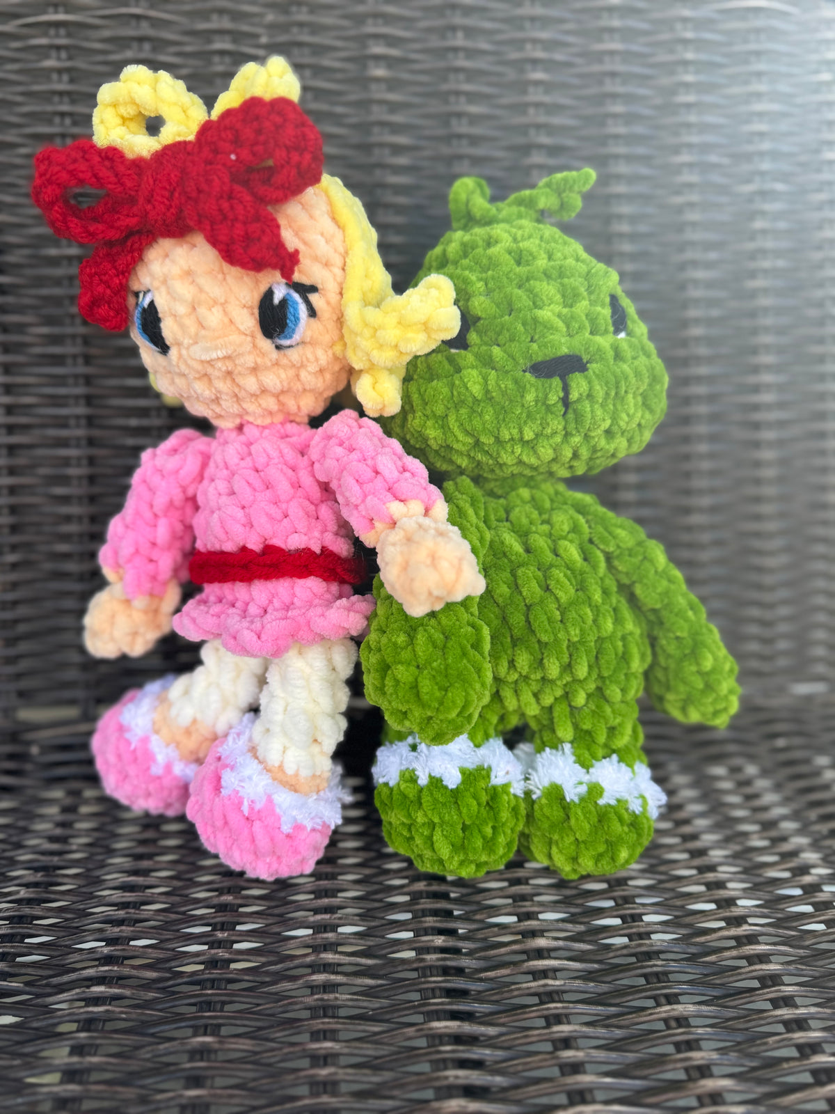 Cindy Lou Inspired Crochet Plush