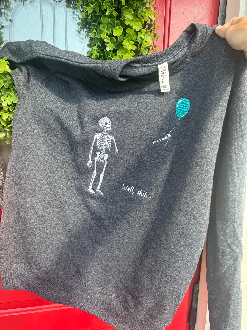 Skeleton funny sweatshirt