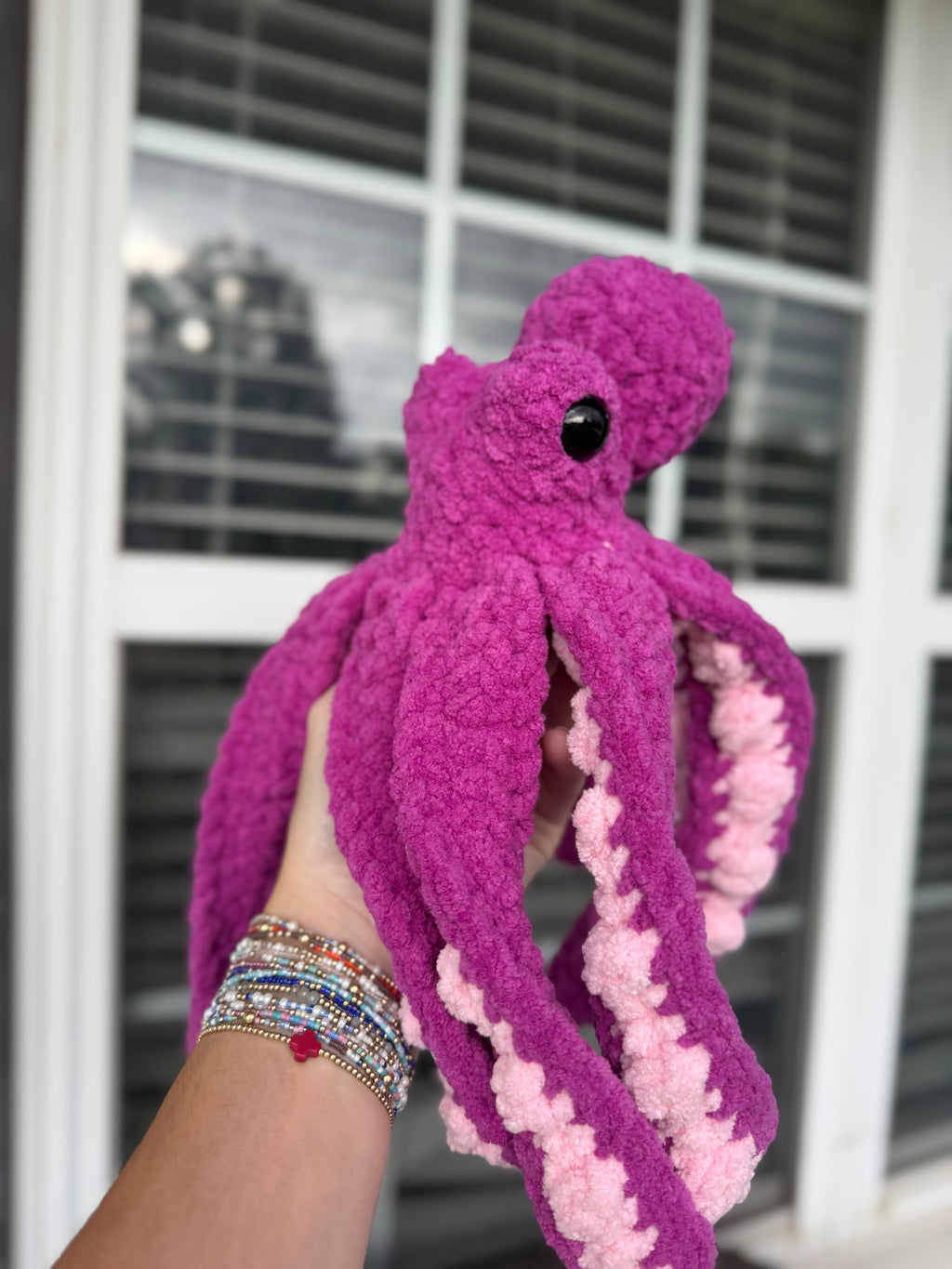 Octopus crochet plush