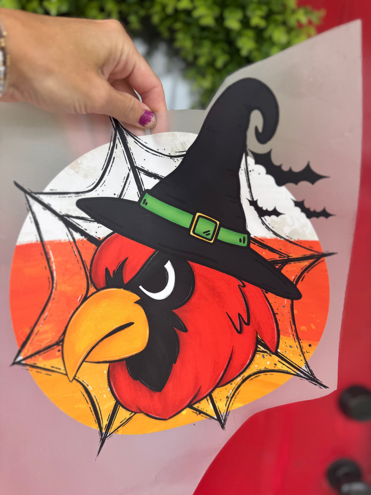 Halloween Cardinal Short sleeve shirt