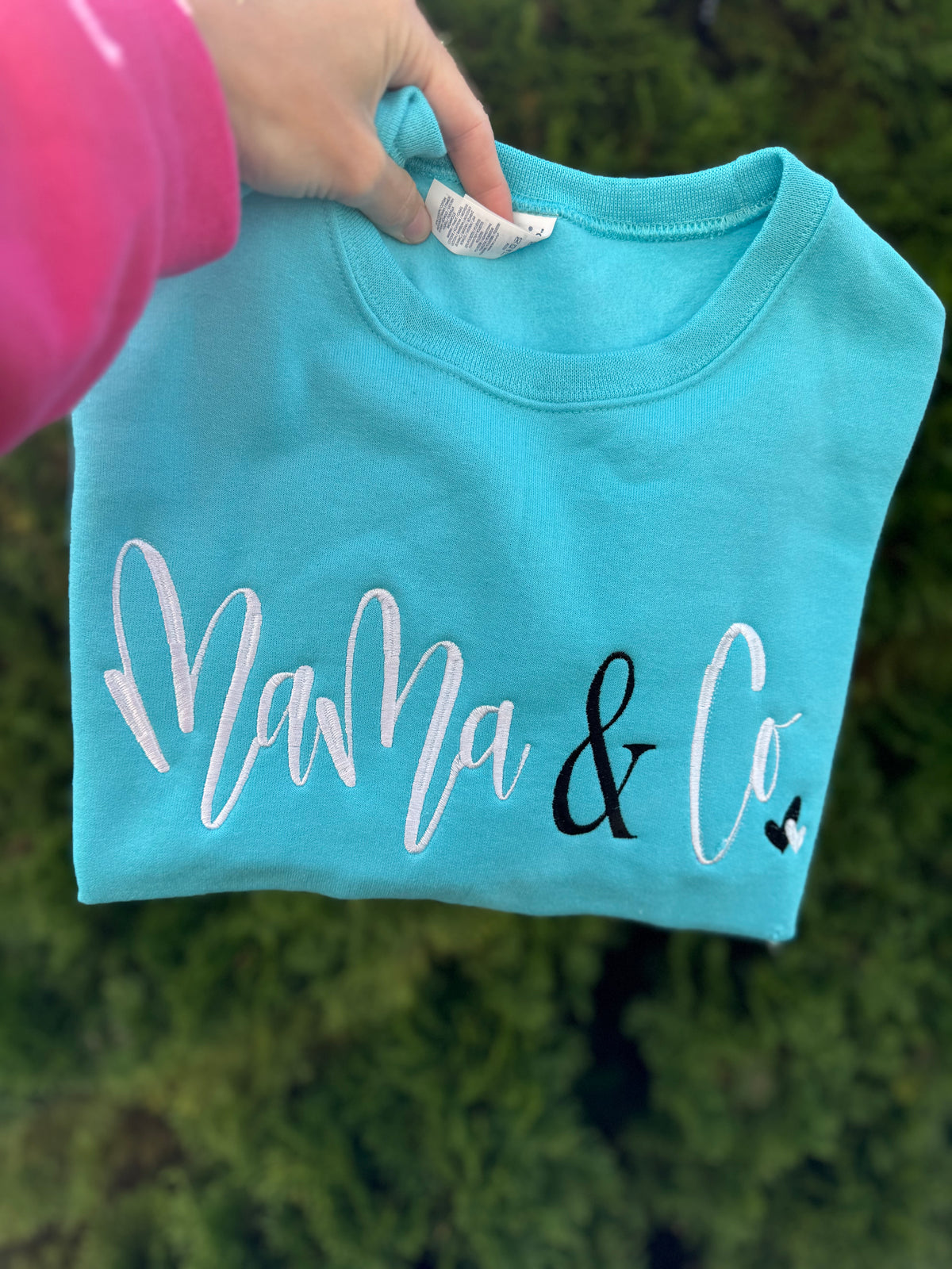 Mama & Co. embroidered sweatshirt