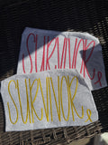 Survivor Embroidered Short Sleeve Shirt