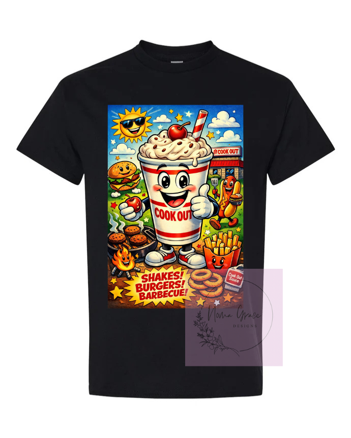 Cookout Inspired Short Sleeve Shirts