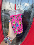 20 oz drink koozie princess