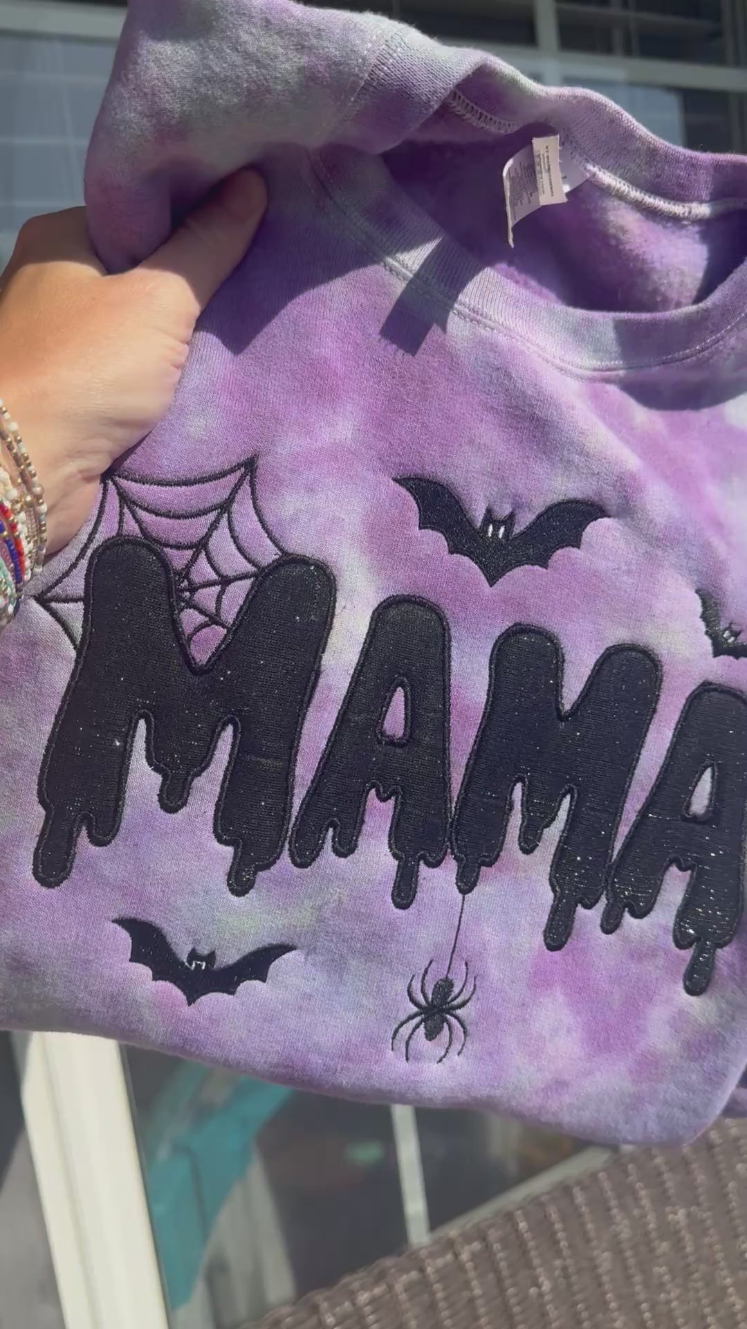 Spooky Mama embroidered sweatshirt